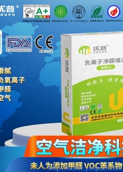 優(yōu)普金典X6型負離子凈醛墻泥